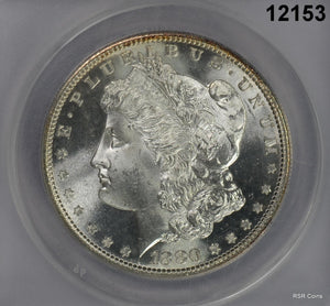 1880 S MORGAN SILVER DOLLAR ANACS CERTIFIED MS65 FULLY STRUCK LOOKS BETTER#12153