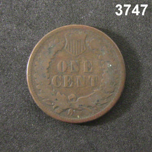 1876 INDIAN HEAD ONE CENT G+! #3747