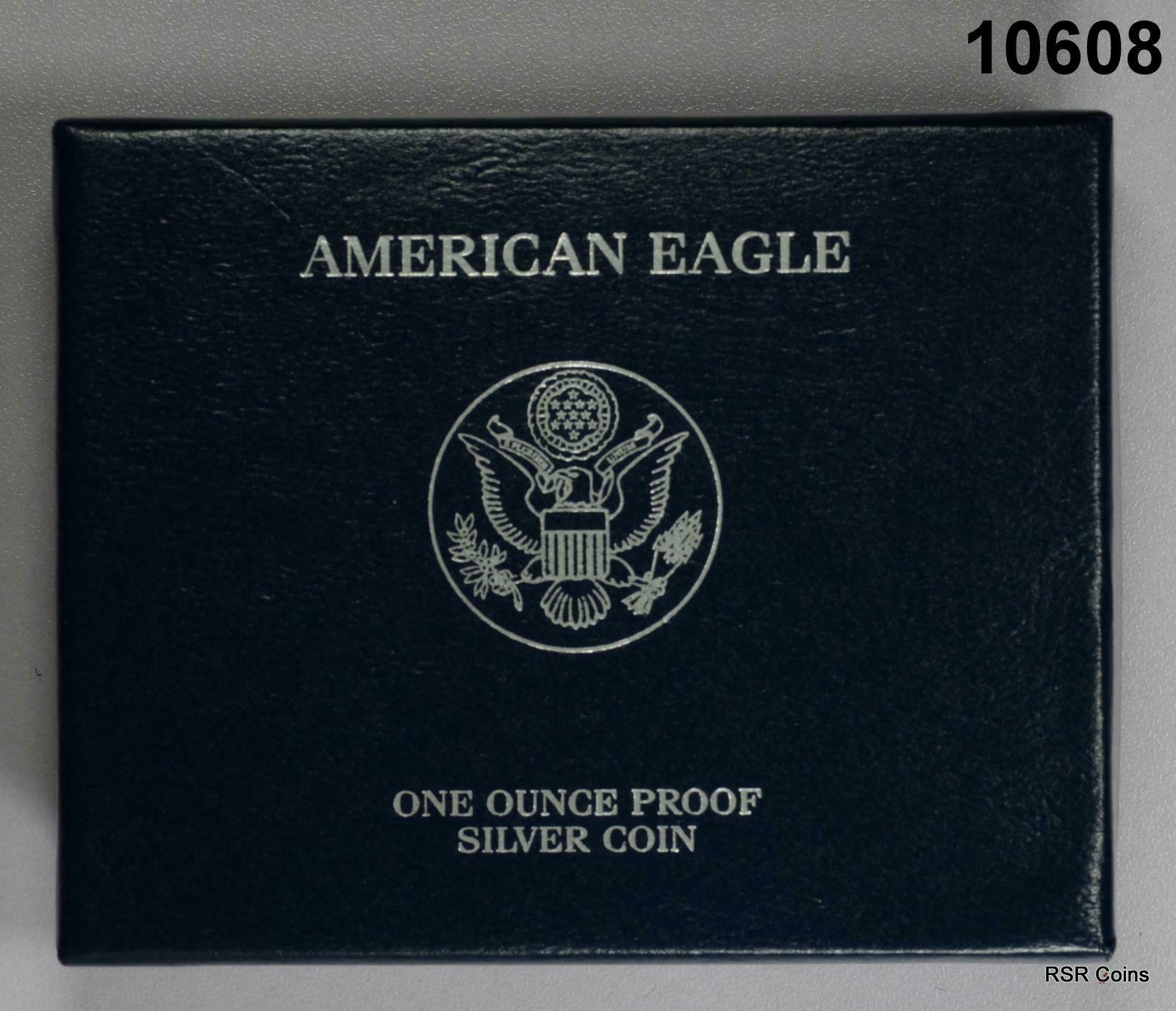 2007 W AMERICAN EAGLE 1OZ SILVER PROOF #10608