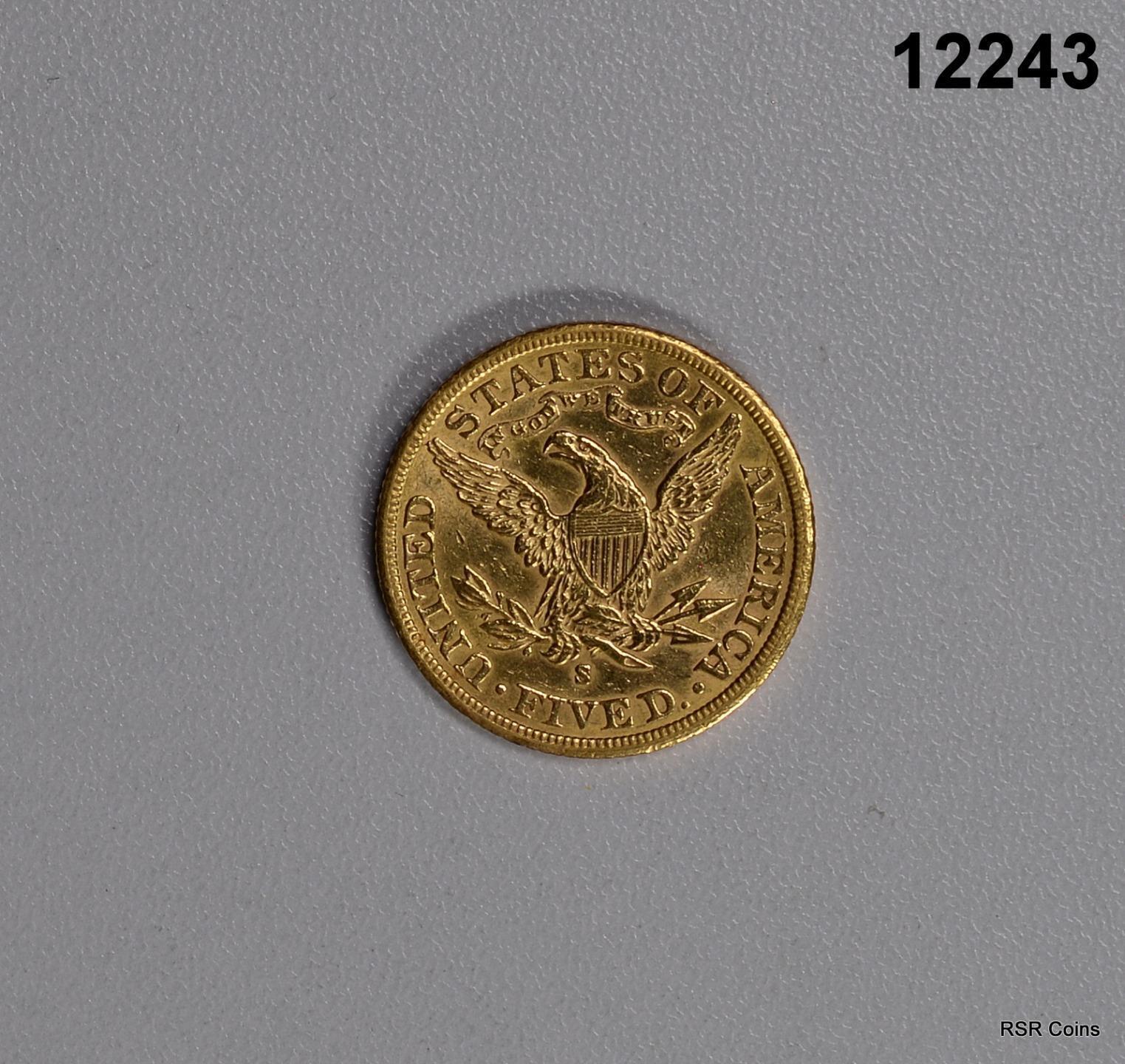 1903 S $5 GOLD LIBERTY AU! #12243