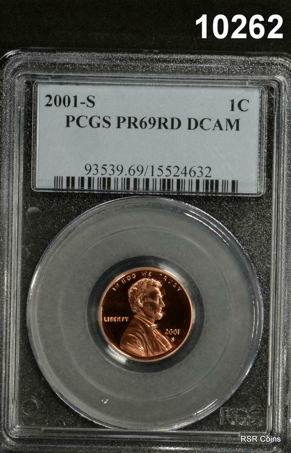 1999 S - 2008 S LNCOLN CENT 10 COIN SET PCGS CERTIFIED PR69 DCAM #10260-10269