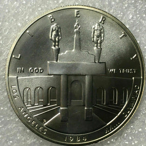 1984 P USA  Silver 1 DOLLAR Coin, "1984 OLYMPIC GAMES GEM B.U. #8239