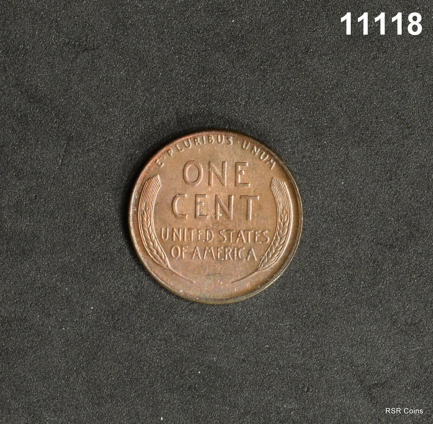 1934 D LINCOLN CENT CHOICE B.U. RED-BROWN #11118