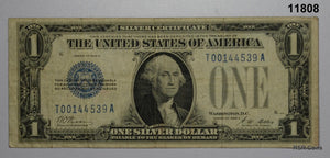 1928 A $1 SILVER CERTIFICATE FUNNY BACK NOTE! FINE+! #11808
