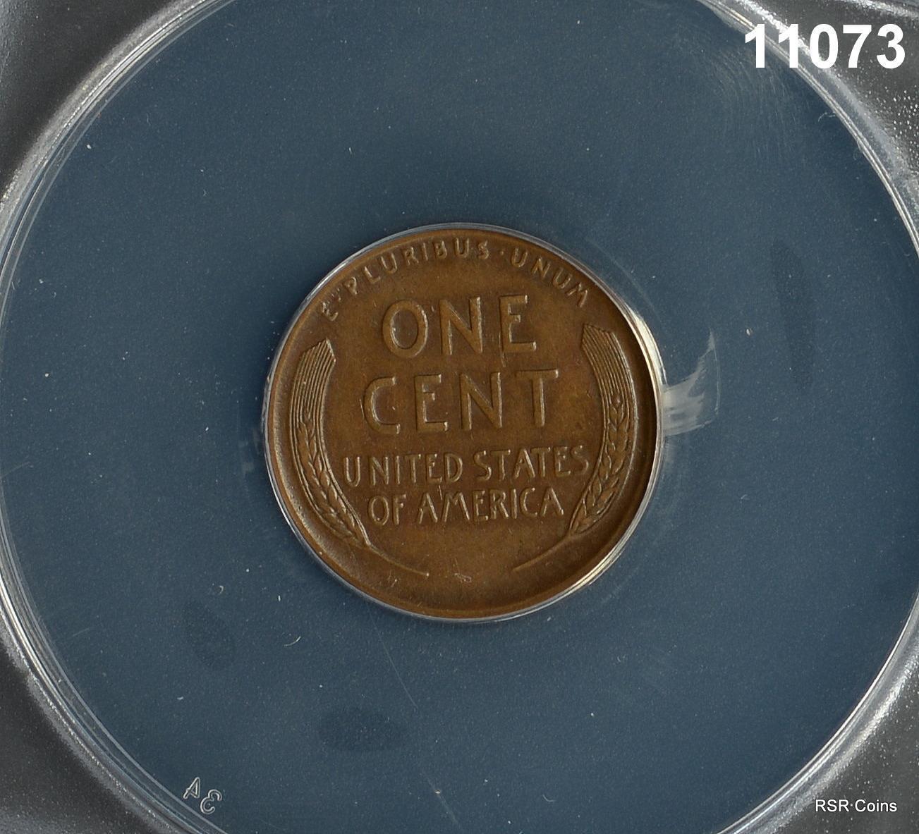 1924 D LINCOLN CENT ANACS CERTIFIED VF20 NICE!! #11073