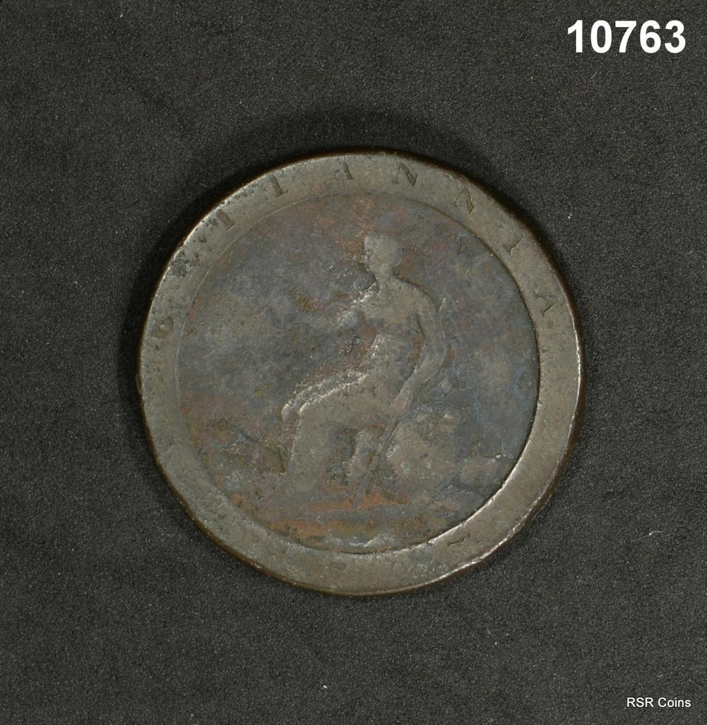 1797 BRITANNIA GEORGE III COPPER! #10763