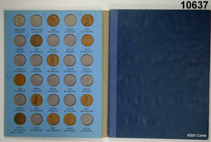 G-XF EARLY LINCOLN STARTER COLLECTOR 46 COIN SET AS SHOWN #10637