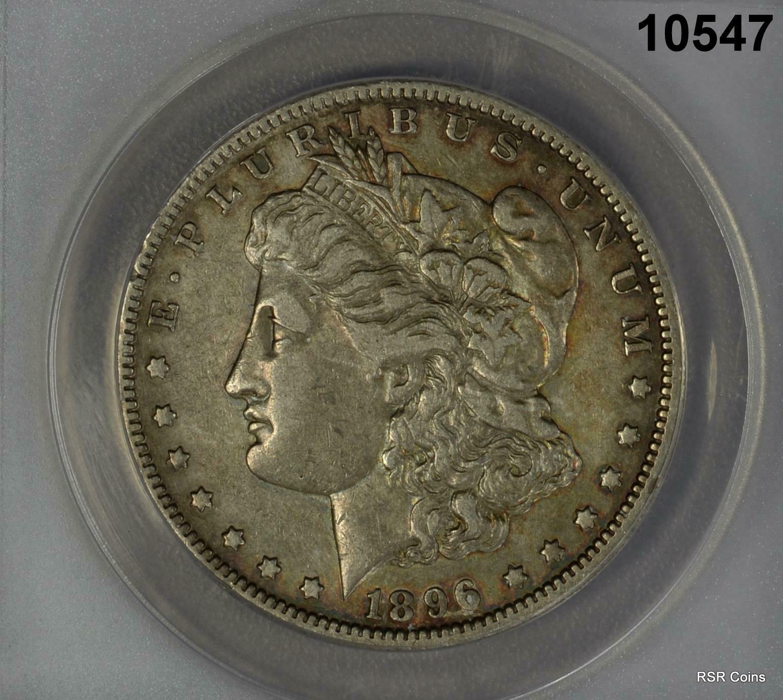 1896 O MORGAN SILVER DOLLAR ANACS CERTIFIED VF35 CLEANED #10547