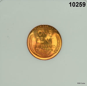 1955 S LINCOLN CENT NGC CERTIFIED MS66 RD SUNSET RED! #10259