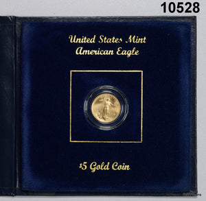 AMERICAN 2003 1/10TH OZ GOLD $5 EAGLE BU! #10528