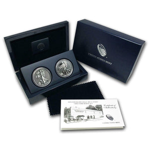 2013 US MINT AMERICAN EAGLE WEST POINT TWO COIN SILVER PROOF SET