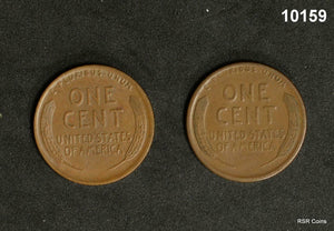1911 AU, 1911S XF LINCOLN CENT 2 COIN LOT ORIGINALS! #10159
