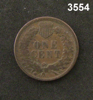 1874 INDIAN CENT VF+ KEY DATE! #3554