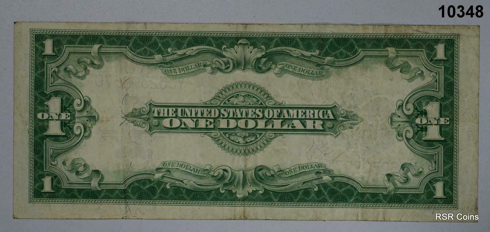 1923 $1 SILVER CERTIFICATE LARGE SIZE HORSE BLANKET VF++! #10348