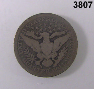 1904 O KEY BARBER 25 CENT G #3807