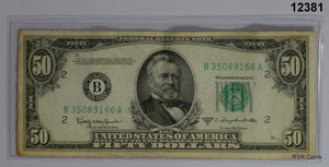 1950 D $50 FEDERAL RESERVE NOTE VF!! #12381