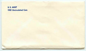 1981 Mint Set Uncirculated Coin Set U.S. Mint OGP Philadelphia & Denver