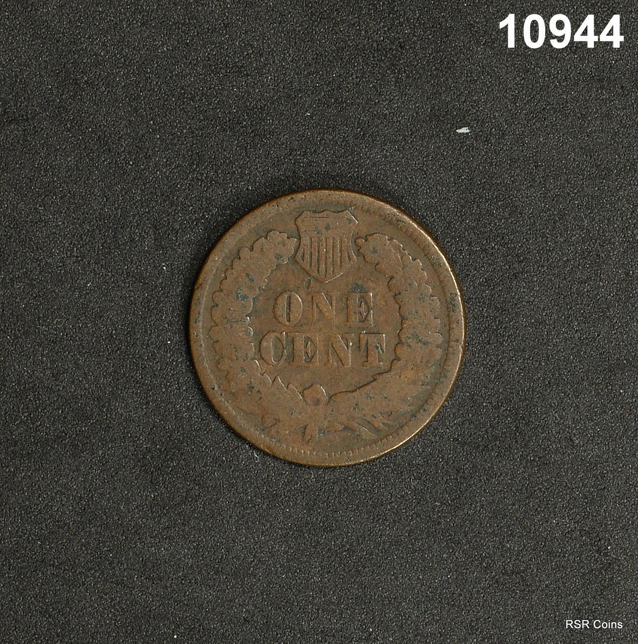 1868 INDIAN HEAD PENNY RARE DATE AG+ #10944