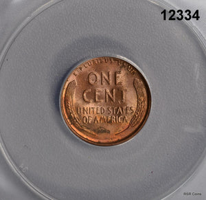1931 S LINCOLN CENT ANACS CERTIFIED MS64 RB NICE! #12334