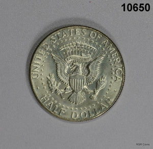 1970 D KENNEDY HALF DOLLAR BU (MINT SET ONLY ISSUE) 40% #10650