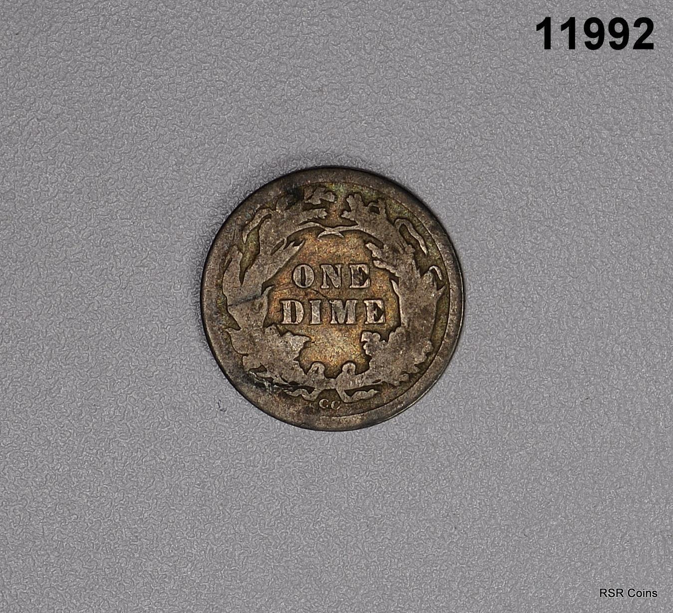 1877 CC SEATED DIME FINE!! #11992